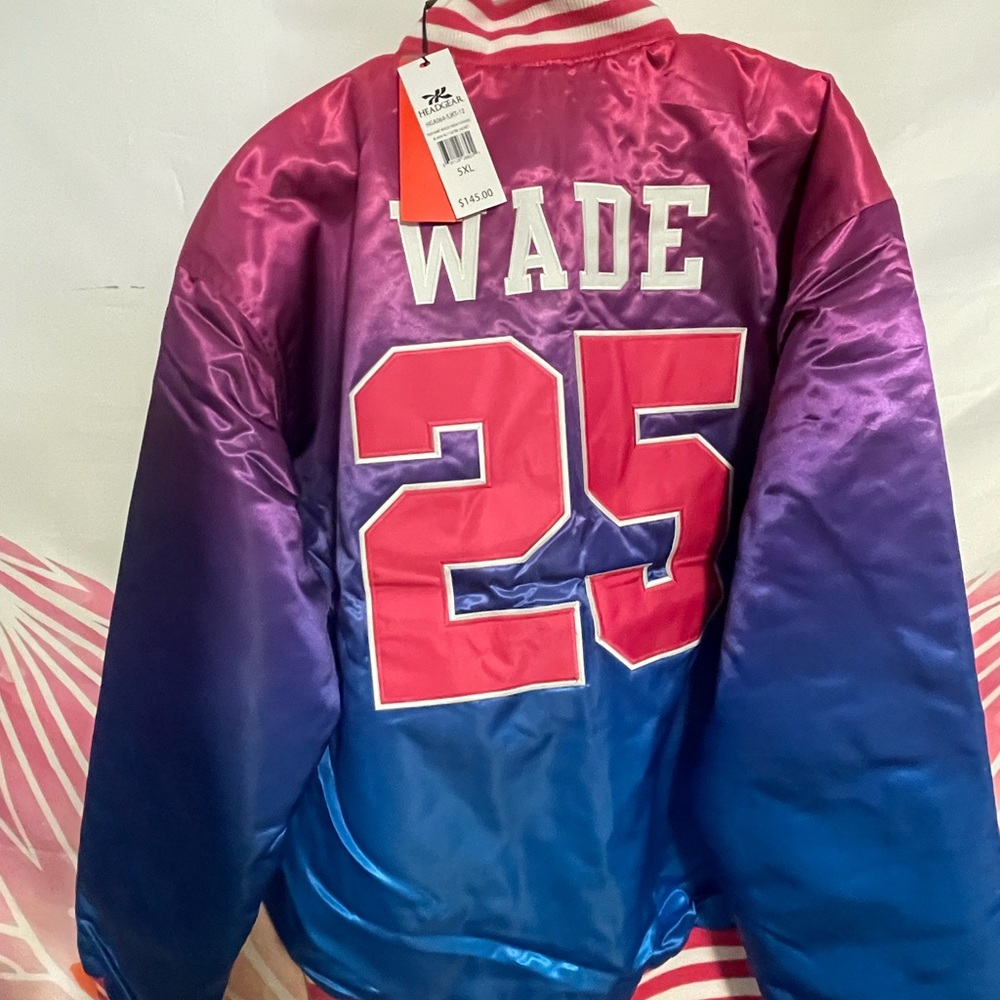 Wade Men's Purple and Blue Bomber Jacket